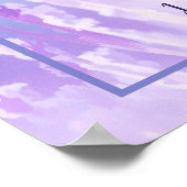 Poster Prière chrétienne pour la foi des Bénédictions quo (Coin)