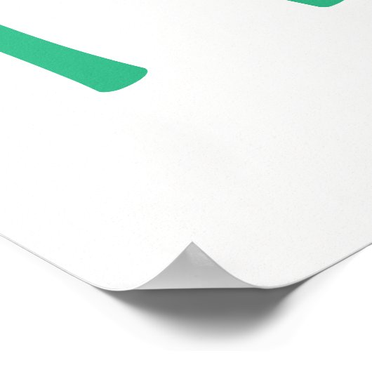 Poster Prière chrétienne pour les enfants Vert | (Coin)