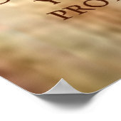 Poster Prière contraignante pour casser les maux. (Coin)