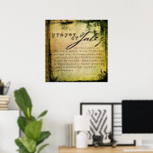 Poster Prière de Jabez (Bureau à domicile)
