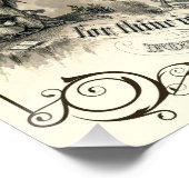 Poster PRIÈRE DE L'Éternel comme enseigné par Jésus 1876 (Coin)