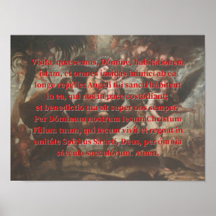 Poster Prière de nuit Sainte famille Imprimer