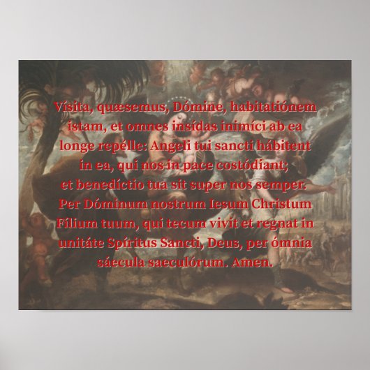 Poster Prière de nuit Sainte famille Imprimer (Devant)