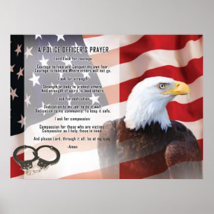 Poster Prière de policiers