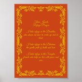 Poster Prière de refuge des Trois Joyaux – Version pour e (Devant)