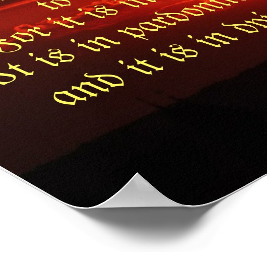 Poster Prière de Saint François (Coin)