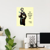 Poster Prière de Saint François (Bureau à domicile)