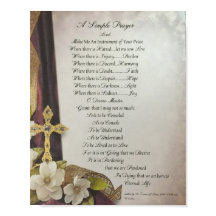 Prière de Saint François d'Assise 15:17 Paris