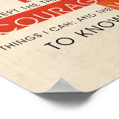 Poster Prière de sérénité (Coin)