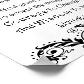 Poster Prière de sérénité (Coin)