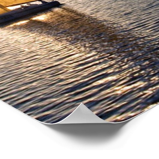 Poster Prière de sérénité : Bateau à voile en Océan, Forc (Coin)