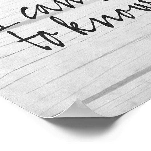 Poster Prière de sérénité - Bounce Calligraphy Script Mod (Coin)