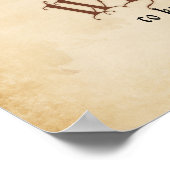 Poster Prière de sérénité : Calligraphie Prière inspirant (Coin)