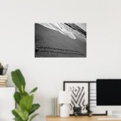 Poster Prière de sérénité de Beachwrite (Bureau à domicile)