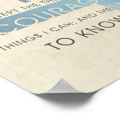 Poster Prière de sérénité II (Coin)