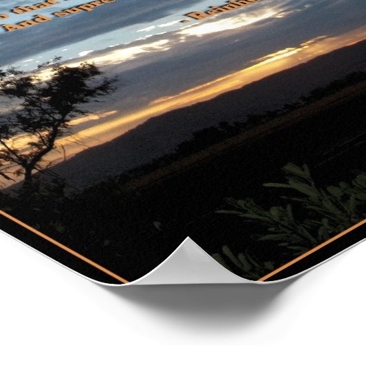 Poster Prière de sérénité originale (Coin)