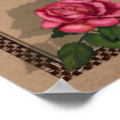 Poster Prière de sérénité : Roses roses roses : Art origi (Coin)