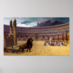 Poster Prière Dernière des martyrs chrétiens   J-L Gé me