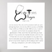 Poster Prière des médecins (Devant)