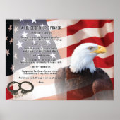 Poster Prière des policiers (Devant)