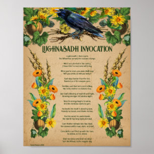 POSTER PRIÈRE D'INVOCATION LUGHNASADH