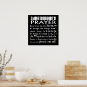 Poster Prière du gestionnaire de scène (Cuisine)