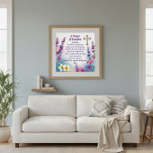 Poster "Prière du salut" Foi et grâce