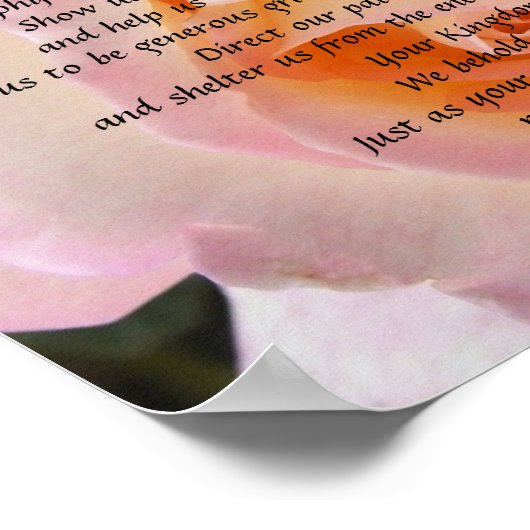 Poster Prière du Seigneur (Coin)