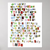 Poster Prière du Seigneur (Devant)