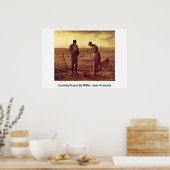 Poster Prière Du Soir De Millet (Ii) Jean-François (Cuisine)