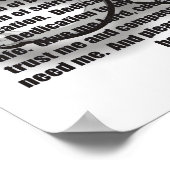 POSTER PRIÈRE D'UN POLICIER (Coin)