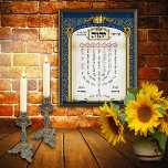 Poster Prière en hébreu Shiviti - Psaume 67 Canvas Art Im<br><div class="desc">Le Shiviti est une prière méditative représentant le Psaume 16:8 et le Psaume 67, que l'on retrouve dans les livres de prière hébraïques, les textiles rituels et sur les murs des synagogues et des maisons juives, depuis les débuts de la période moderne. En raison de la présence du Nom Sacré,...</div>