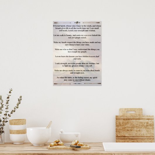 Poster prière indienne-1 (Cuisine)