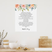 Poster Prière le jour de votre mariage (Cuisine)