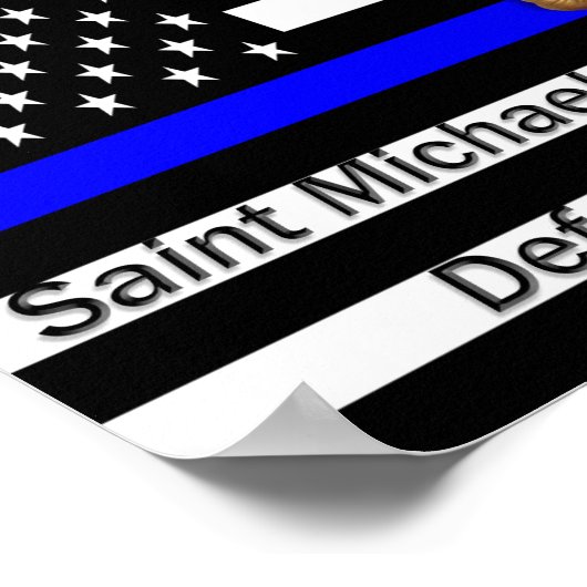 Poster Prière policière (Coin)