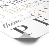 POSTER PRIÈRE POUR BÉBÉ TWINS (Coin)