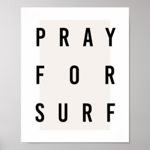 Poster Prière pour boîte de Surf Boîte neutre
