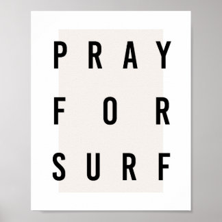 Poster Prière pour boîte de Surf Boîte neutre