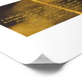 Poster Prière pour la paix - (Coin)
