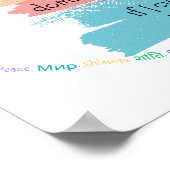 Poster Prière pour la paix (Coin)