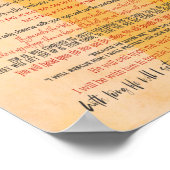 Poster Prière PSALM 91 (Coin)