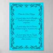 Poster Prière Refuges Trois Joyaux – Version Adulte (Devant)