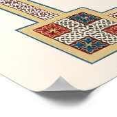 Poster Prière Saint Patrick’s Breastplate avec noeuds cel (Coin)