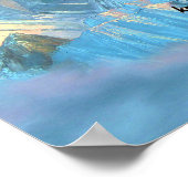 Poster Prière Sérénité Avec Vue Panoramique Mont Everest (Coin)