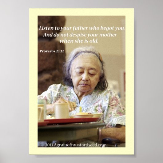 Poster Prières bibliques (Devant)