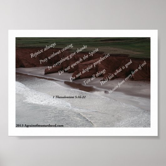 Poster Prières bibliques (Devant)