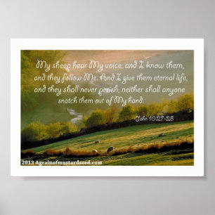 Poster Prières d'écriture sainte de bible