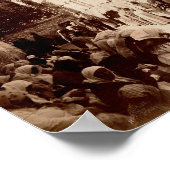 Poster Prières juives au mur des lamentations à Jérusalem (Coin)