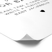 Poster Prières modernes pour bébé pour la fête de bébé en (Coin)