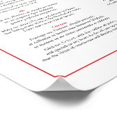 Poster Prières pour les prêtres en latin et en anglais (Coin)